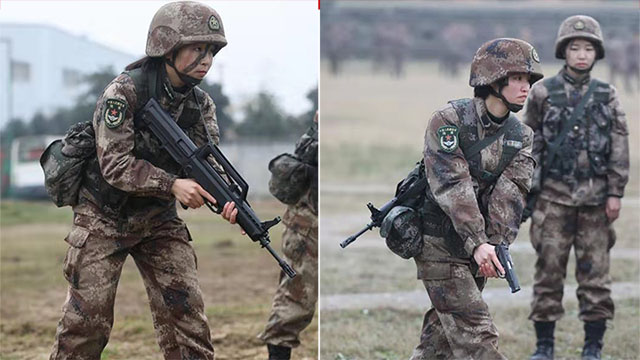 新春走軍營丨女特種兵小分隊訓(xùn)練竟如此亮眼！