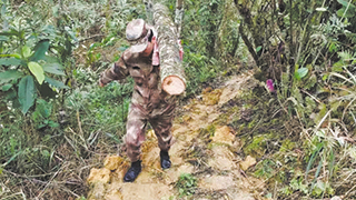 民兵送暖小分隊，出發(fā)