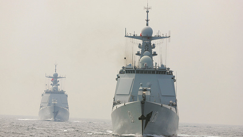 波峰浪谷礪精兵！東部戰(zhàn)區(qū)海軍某驅(qū)逐艦支隊(duì)訓(xùn)練掠影