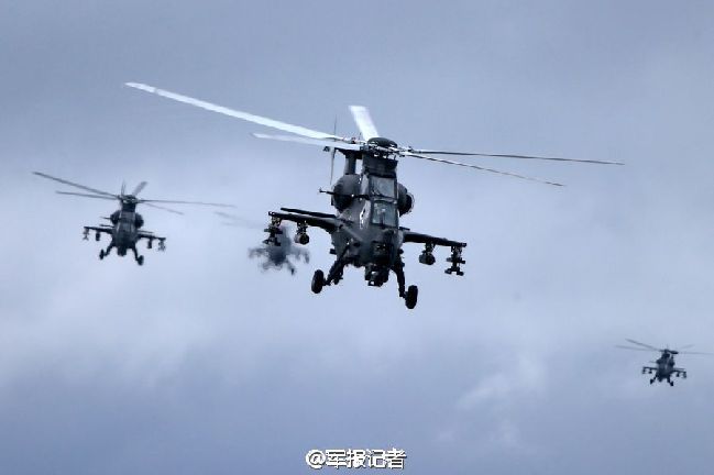 看誰最搶眼？武器裝備“隊列訓(xùn)練”酷圖