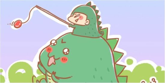 【每個月總有那么三十幾天想要欺負小恐龍！】